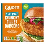 Quorn Takeaway 2 Crunchy Fillet Burgers 190g 