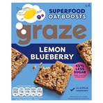  Graze Superfood Oat Boosts Cereal Bars Lemon Blueberry 4 x 30g