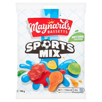 Maynards Bassetts Sports Mix Sweets Bag 190g