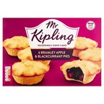 Mr Kipling 6 Bramley Apple & Blackcurrant Pies
