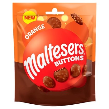 Maltesers Buttons Orange Chocolate Pouch Bag 102g