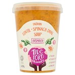 Tideford Organics Inspired Indian Lentil + Spinach Dhal Soup 600g
