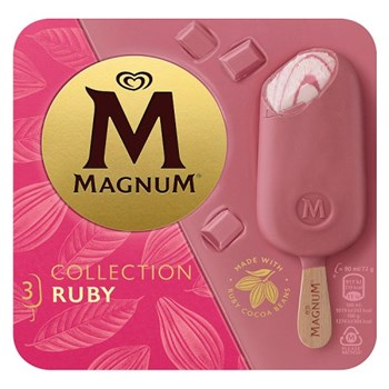 Magnum Ruby Ice Cream 3 x 90 ml