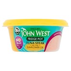 John West No Drain Fridge Pot Tuna Steak with a Little Sunflower Oil 110g