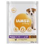 IAMS for Vitality Dry Puppy Food Small/Medium Breed with Fresh Chicken 800g