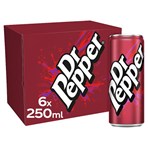 Dr Pepper 6 x 250ml