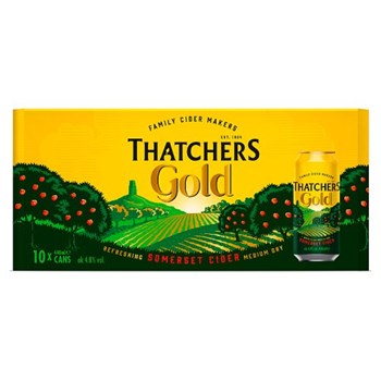 Thatchers Gold Somerset Cider 10 x 440ml