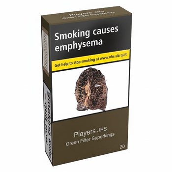 Players JPS Green Filter Superking Size