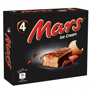 Mars Chocolate Caramel Ice Cream Bar 4 x 51ml
