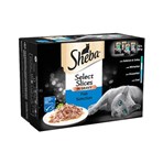 Sheba Select Slices Cat Food Pouches Fish in Gravy 12 x 85g