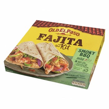 Old El Paso Smoky BBQ Fajita Kit 500g