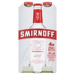 Smirnoff Ice Vodka Ready to Drink Bottle 4 x 275ml