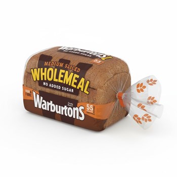 Warburtons Medium Sliced Wholemeal 400g