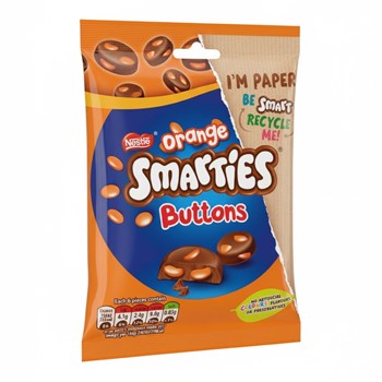 Smarties Buttons Orange Chocolate Sharing Bag 85g