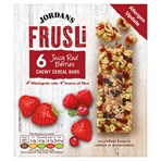 Jordans Frusli Juicy Red Berries Chewy Cereal Bars 6 x 30g (180g)