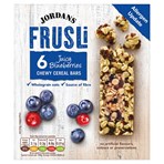Jordans Frusli Juicy Blueberries Chewy Cereal Bars 6 x 30g (180g)