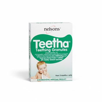 Nelsons Teetha Teething Granules from 3 months + only