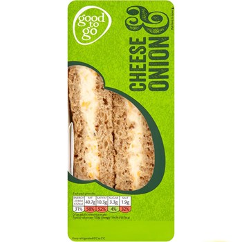 Cheese & Onion Sandwich 1 Serving
