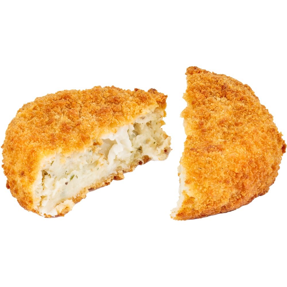 2 Smoked Haddock Fishcakes with cheese sauce filling Retailer's Best Quality Own Brand 290g