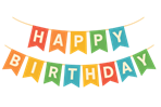 Happy Birthday Banner - Retail Brand (Style & size may vary)