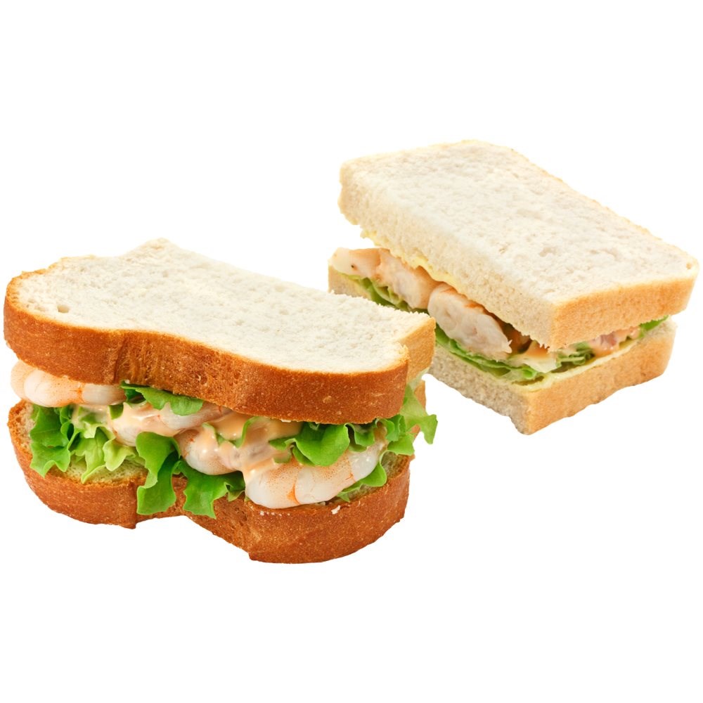 Prawn Mayonnaise Sandwich 1 Serving